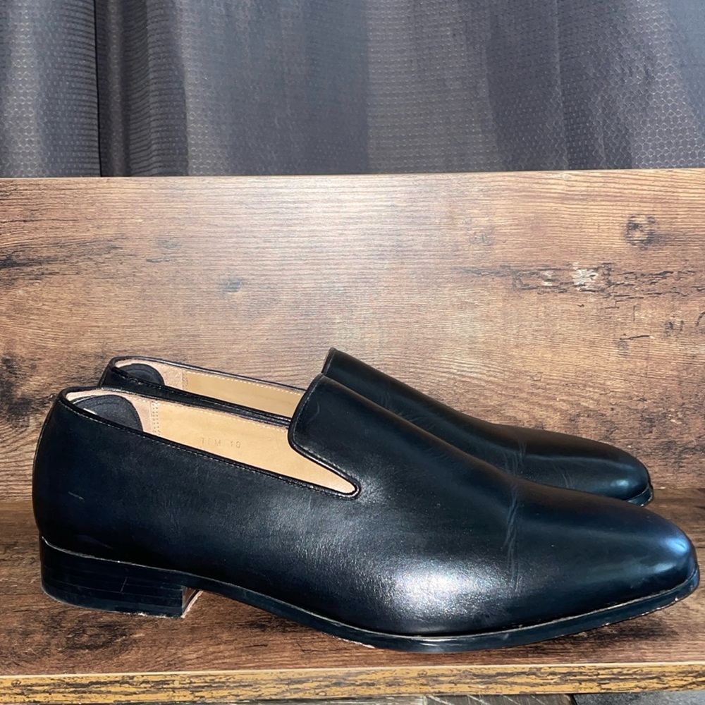 Men’s 3D M lifestyle black leather Venetian loafer